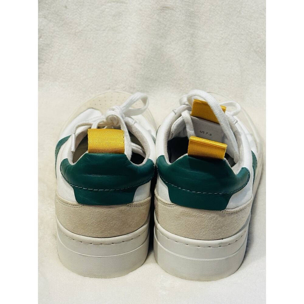 ONCEPT Lagos Size 7.5 Canvas Leather Designer Fashion Sneaker Green White Casual - Picture 10 of 10